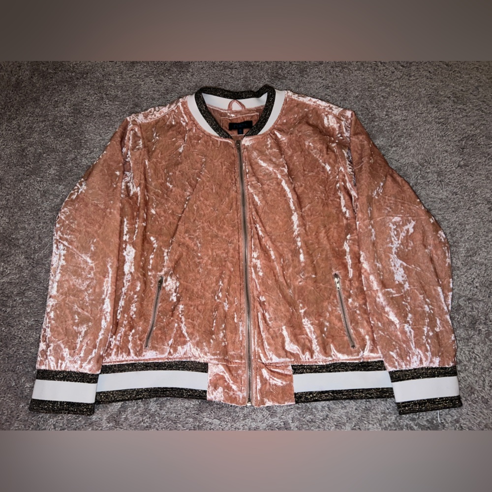 2016 Style Velvet Bomber Jacket